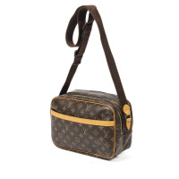 Louis Vuitton Reporter PM28 in Tela in Marrone