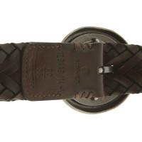 Aigner Braided leather belt