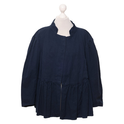 Dries Van Noten Jacket/Coat in Blue