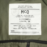 Mc Q Alexander Mc Queen Veste/Manteau en Coton en Vert