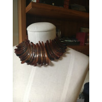 Monies Necklace Horn in Brown