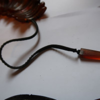 Monies Necklace Horn in Brown