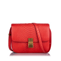 Céline Classic Bag in Pelle in Rosso