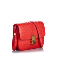 Céline Classic Bag in Pelle in Rosso