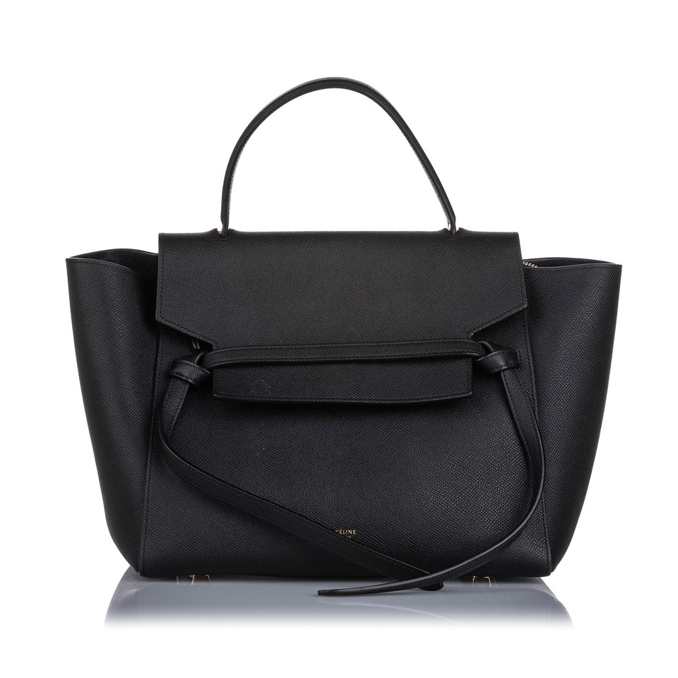 Céline Belt Bag Mini en Cuir en Noir