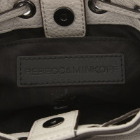 Rebecca Minkoff "Micro Lexi Bucket Bag" gris clair