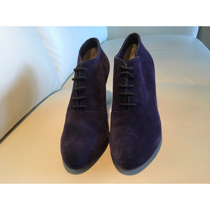 Roberto del Carlo Lace-up shoes Suede in Violet