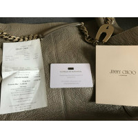 Jimmy Choo Umhängetasche aus Leder in Taupe