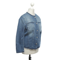 7 For All Mankind Jacket/Coat in Blue