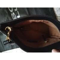 Tosca Blu Handtasche aus Leder in Schwarz