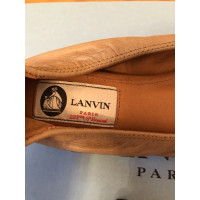 Lanvin Slippers/Ballerina's Leer in Bruin