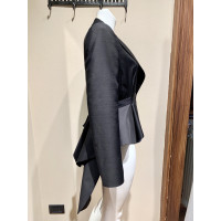 Vionnet Jacke/Mantel aus Wolle in Schwarz