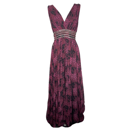 Philipp Plein Dress Silk in Fuchsia