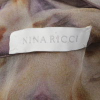 Nina Ricci zijden jurk met patroon