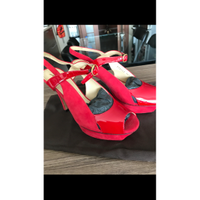 Yves Saint Laurent Chaussures compensées en Rouge