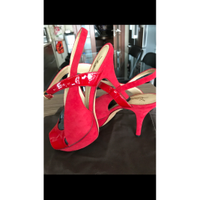 Yves Saint Laurent Chaussures compensées en Rouge