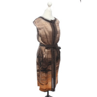 Alberta Ferretti Kleid aus Seide in Braun