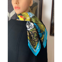 Christian Lacroix Scarf/Shawl Silk in Turquoise