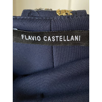 Flavio Castellani Broeken Katoen in Blauw