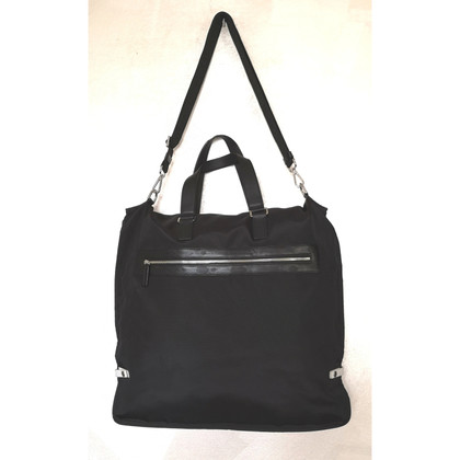Bikkembergs Travel bag Leather in Black