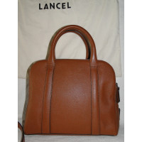 Lancel Handtasche aus Leder in Braun