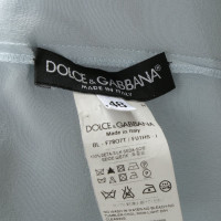 Dolce & Gabbana Capispalla in Seta in Blu