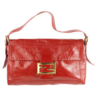 Fendi Handtas Lakleer in Rood