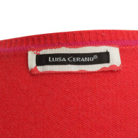 Luisa Cerano Cashmere jacket in red