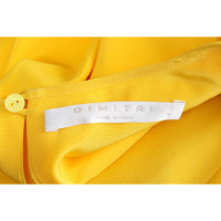Dimitri Kleid aus Seide in Gelb