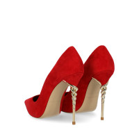 Le Silla  Pumps/Peeptoes Leather in Red