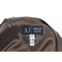 Armani Jeans Kleid aus Baumwolle in Braun