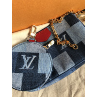 Louis Vuitton Multi Pochette aus Jeansstoff in Blau