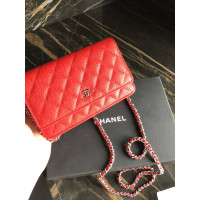 Chanel Wallet on Chain in Pelle in Rosso