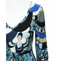 Emilio Pucci Kleid aus Seide in Blau