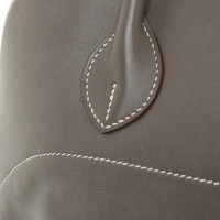 Hermès Bolide 35 aus Leder in Grau
