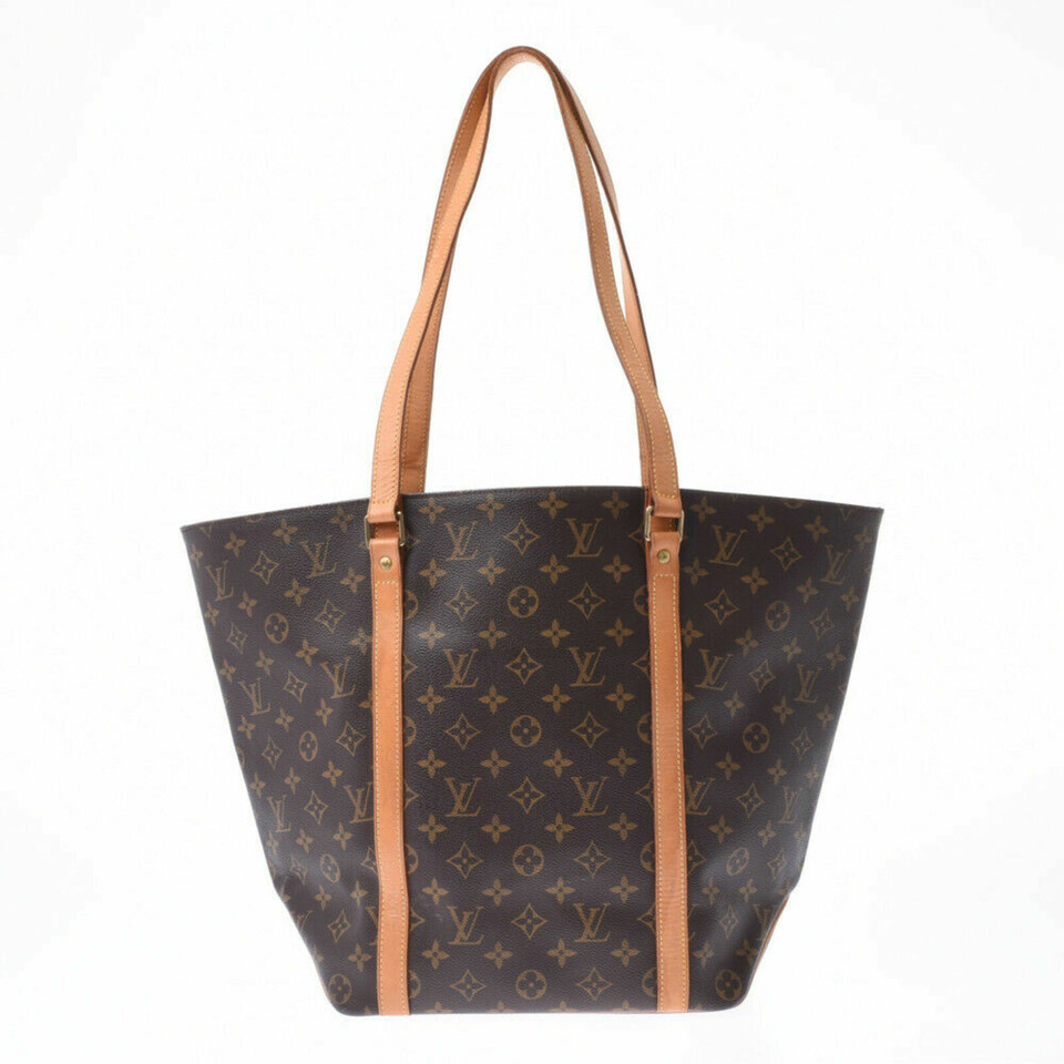 Louis Vuitton Sac Shopping Canvas in Brown