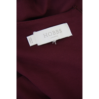 Hobbs Kleid aus Viskose in Bordeaux