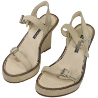 Ann Demeulemeester Sandalen Suède in Beige