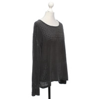 Equipment Top en Soie en Gris