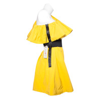 Lanvin For H&M Kleid aus Baumwolle in Gelb