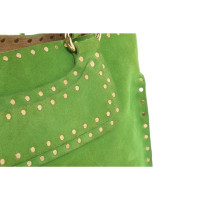 Céline Boogie Bag aus Leder in Grün