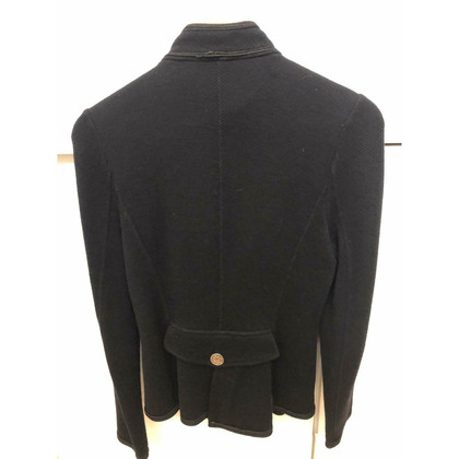 Emporio Armani Jacket/Coat Cotton in Black