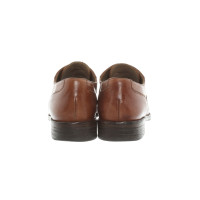 Massimo Dutti Chaussures à lacets en Cuir en Marron