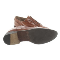 Massimo Dutti Chaussures à lacets en Cuir en Marron