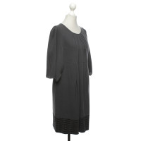 René Lezard Dress Silk in Grey