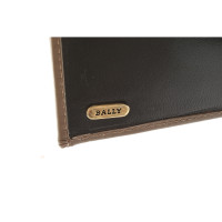 Bally Täschchen/Portemonnaie aus Leder in Schwarz