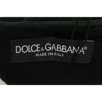 Dolce & Gabbana Handschuhe aus Wildleder in Grün