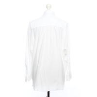 Massimo Dutti Oberteil aus Baumwolle in Weiß