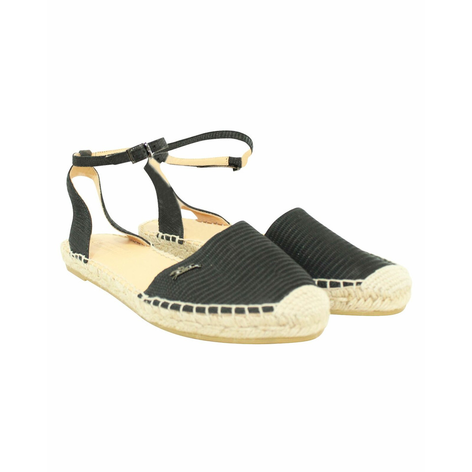 Longchamp Sandals Leather in Yellow