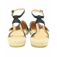 Longchamp Sandals Leather in Yellow